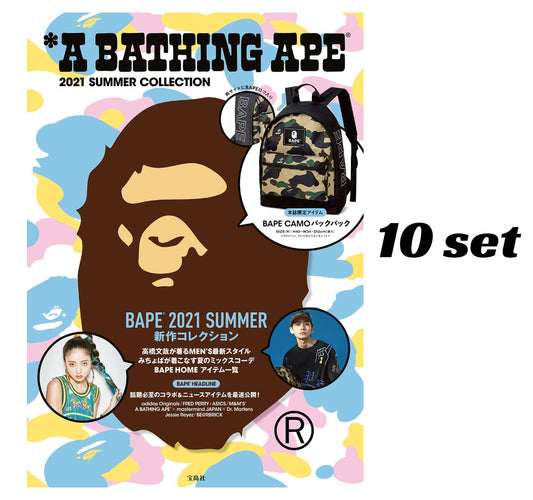 BAPE 2019 WINTER Backpack A BATHING APE Collection Bag Black Shoulder  Magazine